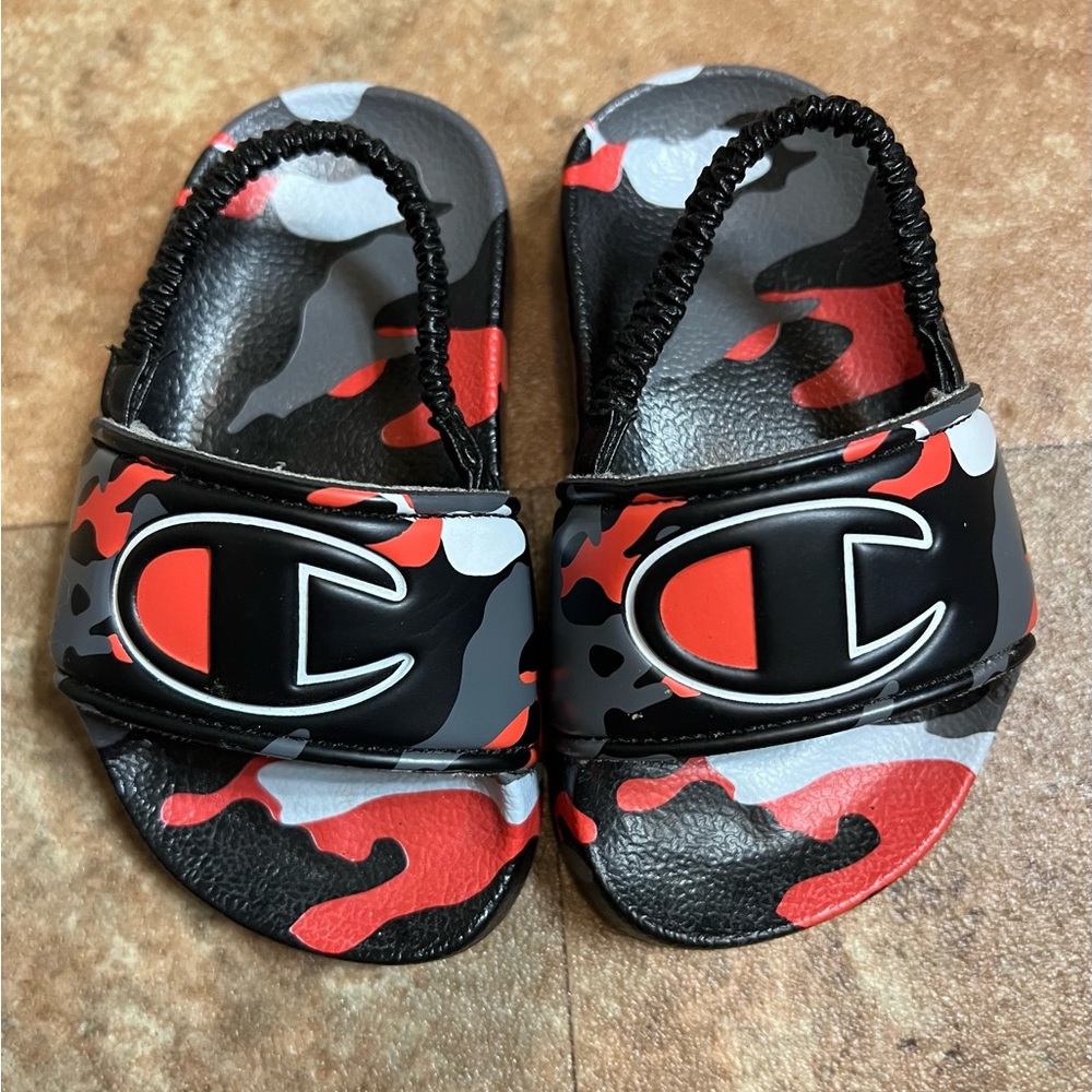 Toddler boys size 4 Champion sandals